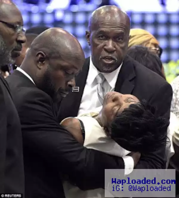 Photos: Heartbreaking moment mother of Orlando massacre victim collapsed at his funeral